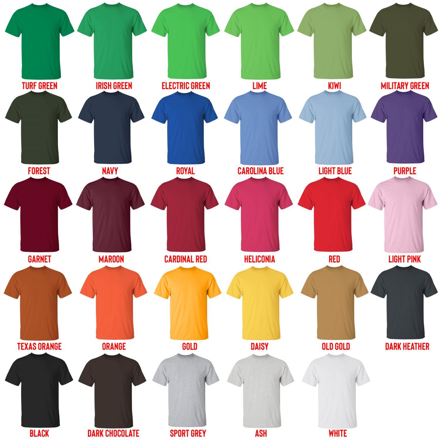 t shirt color chart - Black Myth Wukong Shop