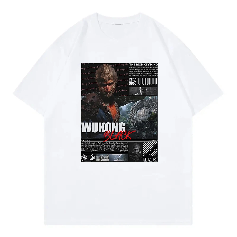 kf S12015690498f4d2bb0d9706a20104227a Black Myth Wukong T Shirt 2024 Game Men Clothing Harajuku T Shirt Unisex High Quality Tops - Black Myth Wukong Shop