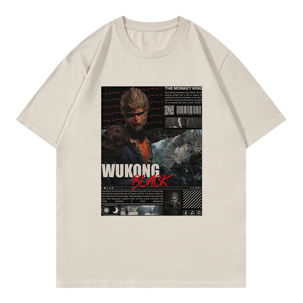 kf S3afd4b04a3d0498fbe73077617d2c05cj Black Myth Wukong T Shirt 2024 Game Men Clothing Harajuku T Shirt Unisex High Quality Tops - Black Myth Wukong Shop