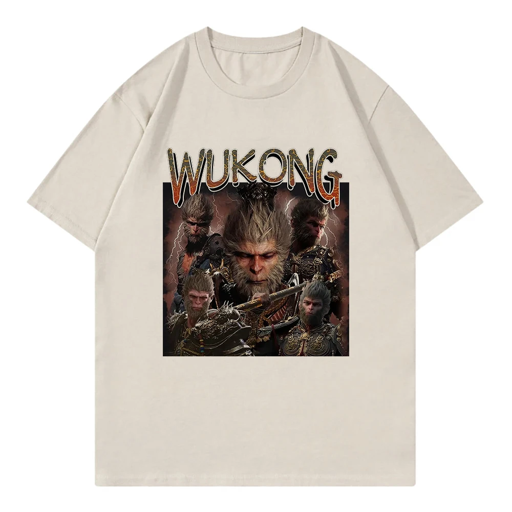 kf S590b015a8cac487ebf1acb08df4ab8e0j Black Myth Wukong T Shirt 2024 Funny Men Clothing Harajuku T Shirt Unisex High Quality Tops - Black Myth Wukong Shop