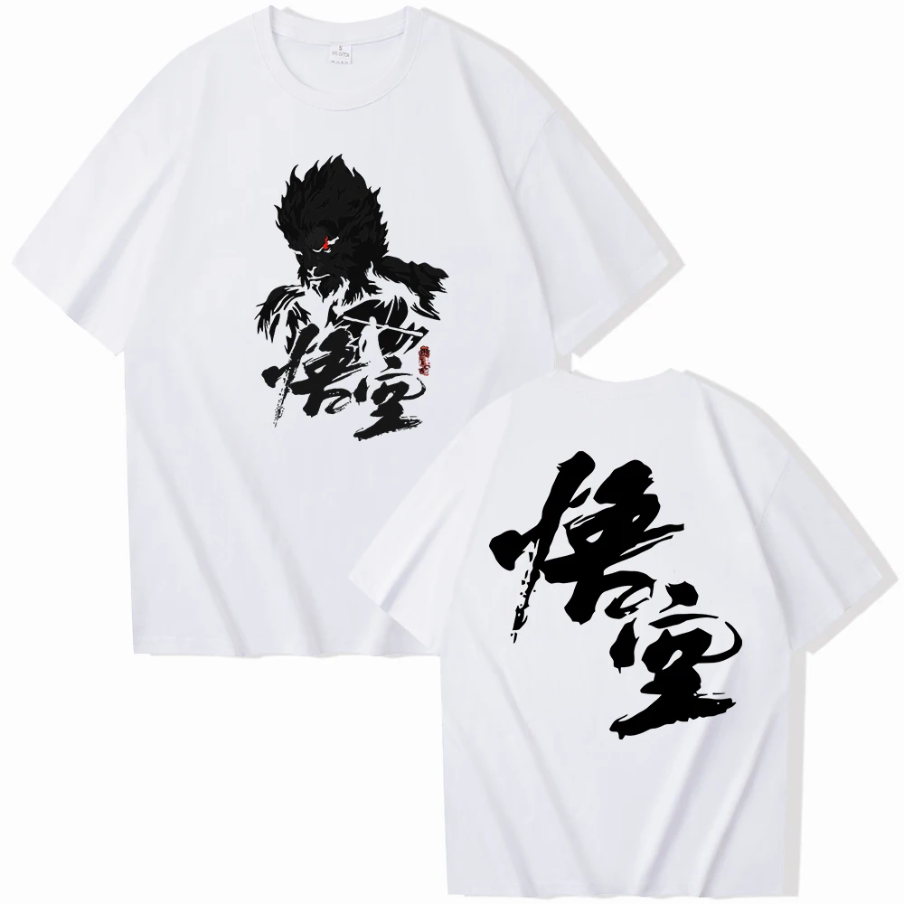 kf S9d5ab2bfd2484456b0ce753c279c795eo Black Myth Wukong Sun Wukong T shirt O Neck Short Sleeve Shirts Fans Gift - Black Myth Wukong Shop